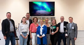 Die Talk-Runde (v.l.): Dr. Roland Pietsch, Michaela Nietzsche, Dirk Oppermann, Miriam Fuchs, Silke Duda-Koch, Anette Burgdorf, Conny Schönfelder, Dr. Klaus George, Frank Uhlenhaut